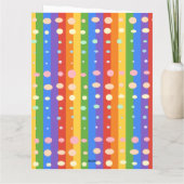 CARTE RAINBOW DOT SRIPES (Dos)