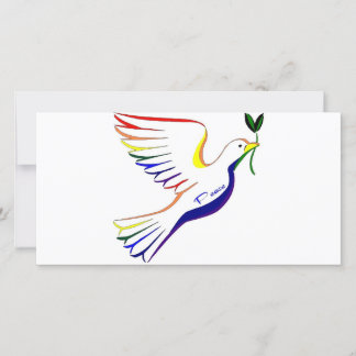 Carte Rainbow Dove