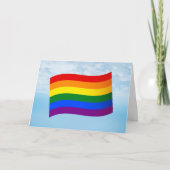 Carte Rainbow Flag Gay pride LGBT L'amour est l'amour (Devant)