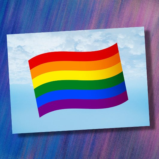 Carte Rainbow Flag Gay pride LGBT L'amour est l'amour