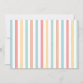 Carte Rainbow fun photo couleur vive merci (Dos)