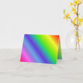 Carte Rainbow Gradient Note (Fleur jaune)