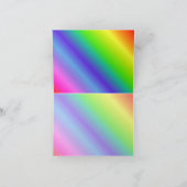 Carte Rainbow Gradient Note (Intérieur)