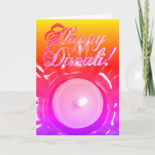 Carte Rainbow Happy Diwali (Devant)