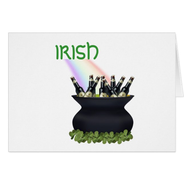 Carte Rainbow irlandaise (Devant horizontal)