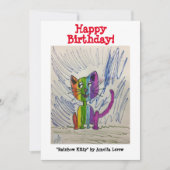 Carte Rainbow Kitty #20101 (Devant)