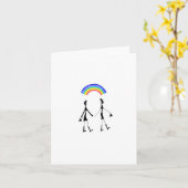 Carte Rainbow Ladies (Fleur jaune)