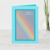 Carte Rainbow Pet Sympathie (Devant)