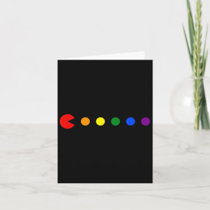 Carte Rainbow Polka Gay pride Mois Lgbtq Ally