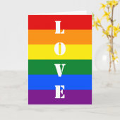 Carte Rainbow Pride (Fleur jaune)