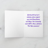 Carte Rainbow Pride "Happy Holiday" (Intérieur)