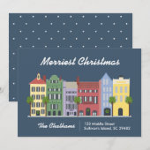 Carte Rainbow Row Charleston South Carolina (Devant / Derrière)