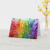 Carte Rainbow Squids (Fleur jaune)