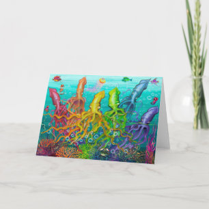 Carte Rainbow Squids