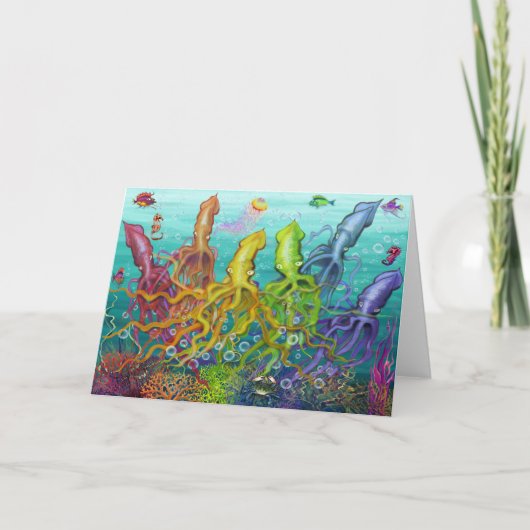Carte Rainbow Squids (Devant)