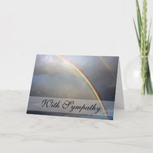 Carte Rainbow Sympathy/Condolence