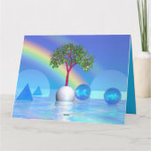 Carte Rainbow Tree (Dos)