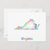 Carte Rainbow Virginia (Devant / Derrière)