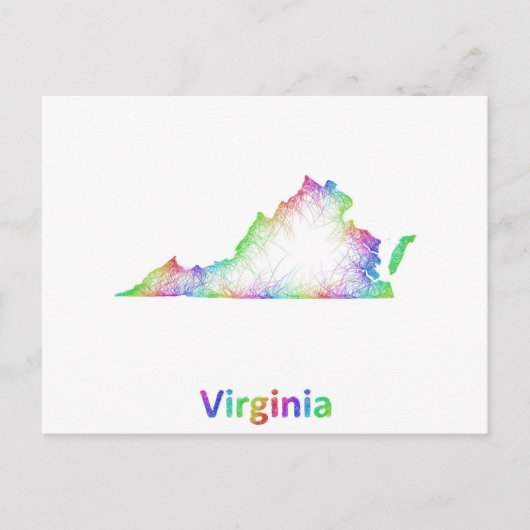 Carte Rainbow Virginia (Devant)