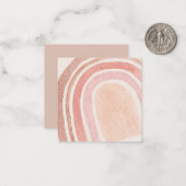 Carte Rainbow Watercolor (Devant/Arrière en situation)