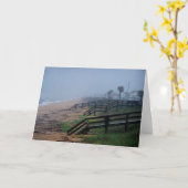 Carte Rainy Day à Flagler Beach Floride (Fleur jaune)