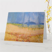 Carte Rainy day applaudissez la citation d'encouragement (Fleur jaune)