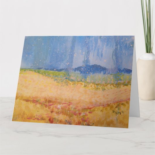 Carte Rainy day applaudissez la citation d'encouragement (Devant)