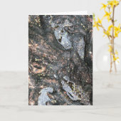 Carte Rainy Day Tree Roots Puddle Nature Photographie (Fleur jaune)