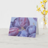 Carte Raisin bleu (Fleur jaune)