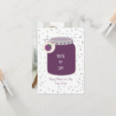 Carte Raisin Vous êtes ma jambe Classe photo Valentine (Devant/Arrière en situation)