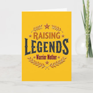 Carte Raising Legends – Warrior Mother Design