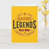 Carte Raising Legends – Warrior Mother Design (Fleur jaune)