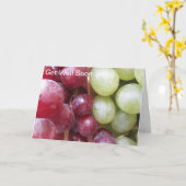 Carte Raisins Bientôt (Fleur jaune)