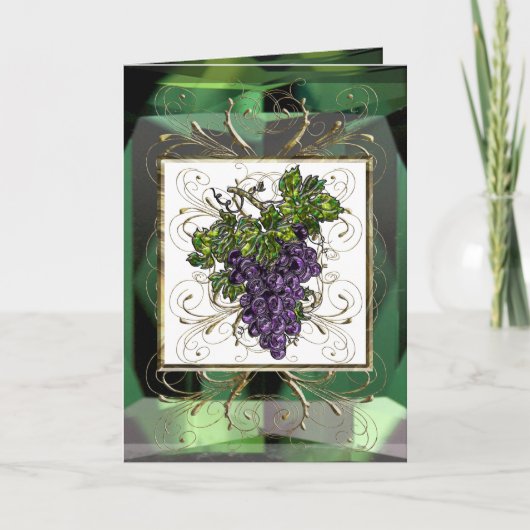 Carte Raisins pourpres (Devant)