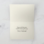 Carte Raison de la saison Père Noël avec Jésus (Intérieur)