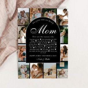 Carte Raisons pour lesquelles nous vous aimons Maman Pho