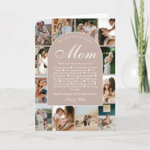 Carte Raisons pour lesquelles nous vous aimons Maman Pho