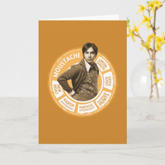 Carte Rajesh Info Graphic (Fleur jaune)