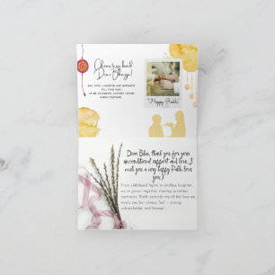 Carte Raksha Bandhan