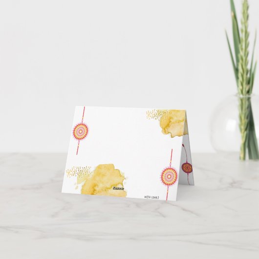 Carte Raksha Bandhan (Dos)