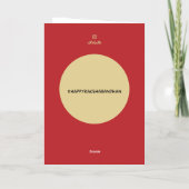 CARTE RAKSHABANDHAN (Verso)