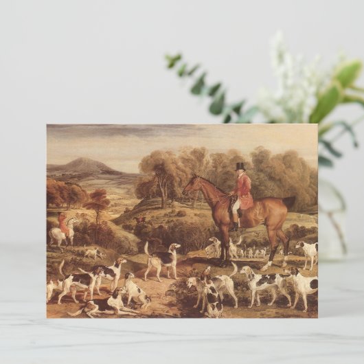 Carte Ralph Lambton et ses Hounds par James Ward (Debout devant)