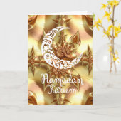 Carte Ramadan (Fleur jaune)