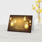 Carte Ramadan (Fleur jaune)