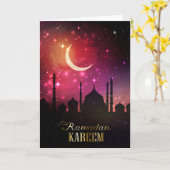 Carte Ramadan (Fleur jaune)