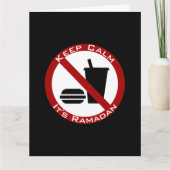 Carte Ramadan drôle plié (Devant)