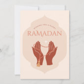 Carte Ramadan Élégante (Devant)