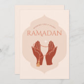 Carte Ramadan Élégante (Devant / Derrière)