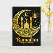 Carte Ramadan Kareem Happy Fasting Ramadan Mubarak Islam (Fleur jaune)