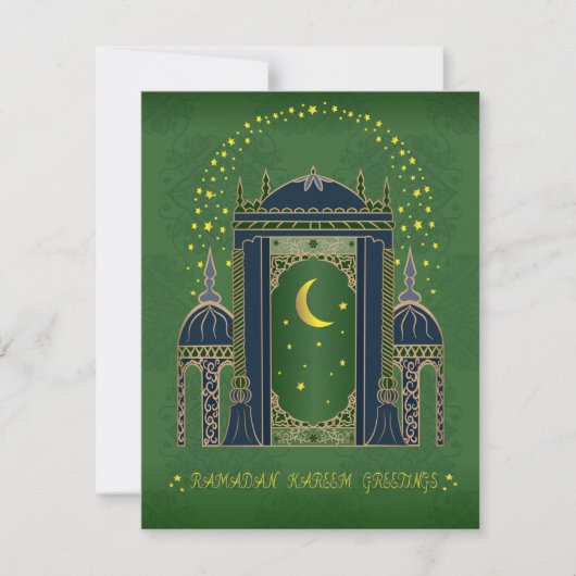 Carte Ramadan Kareem salutations (Devant)